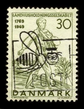 Postage stamp. Stock Photos