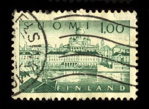 Postage stamp. Stock Photos