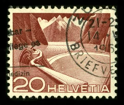 Postage stamp. Foto stock