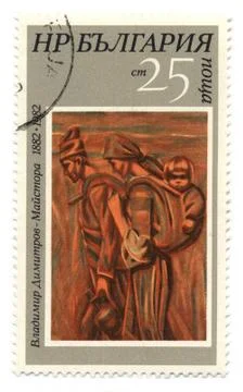 Postage stamp. Foto stock