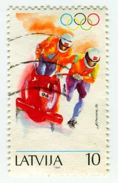 The Postage stamp. Stock Photos