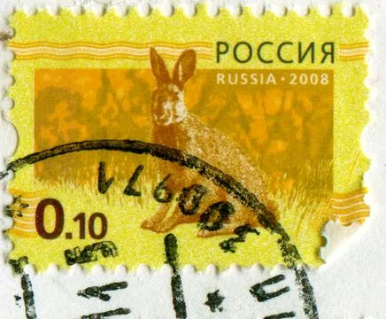 The Postage stamp. Stock Photos