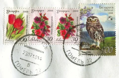 The Postage stamp. Stock-Fotos