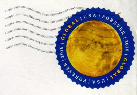 The Postage stamp. Stock Photos