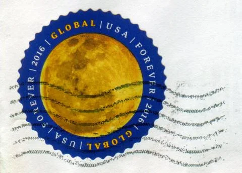 The Postage stamp. Stock Photos