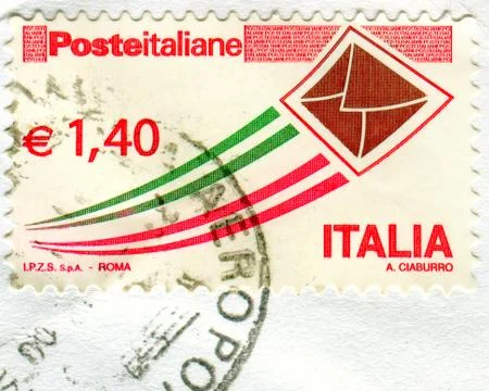 The Postage stamp. Stock Photos