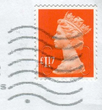 The Postage stamp. Stock Photos
