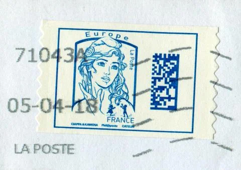 The Postage stamp. Stock Photos