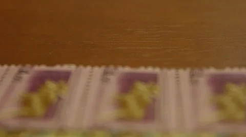 Postage stamps Stock Footage 37827341