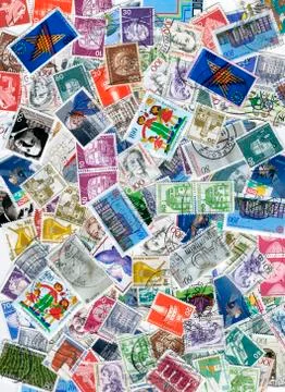 Postage stamps Stock Photos