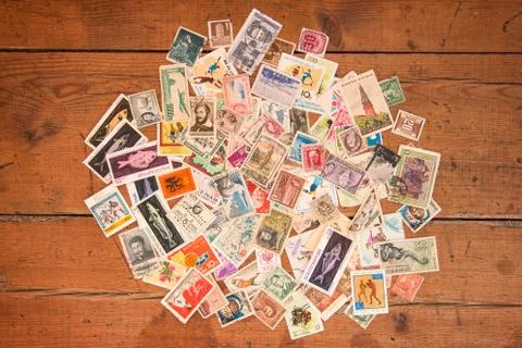 Postage stamps Stock Photos