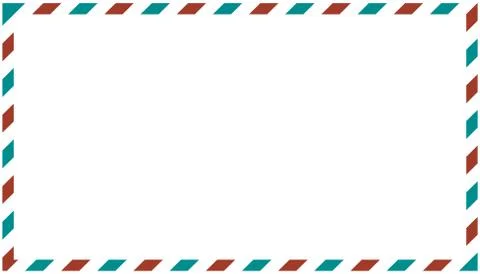 Postal background. illustration Stock Illustration