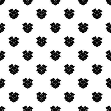 Postal delivery box pattern vector seamless イラスト素材