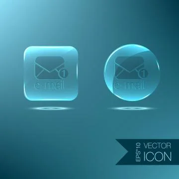 Postal envelope. e-mail symbol . icon envelope. Stock Illustration