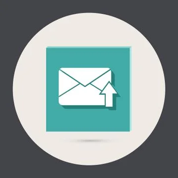 Postal envelope. Stock Illustration