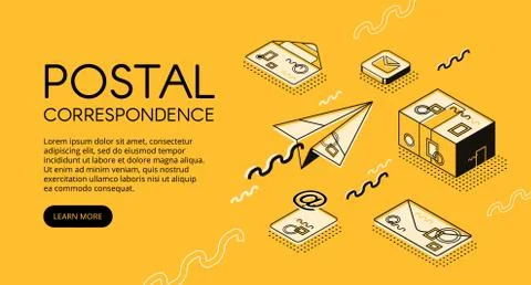 Postal mail correspondence vector illustration Illustration
