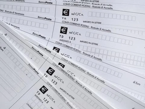 Postal order form Stock Photos
