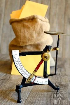 Postal scale Stock Photos