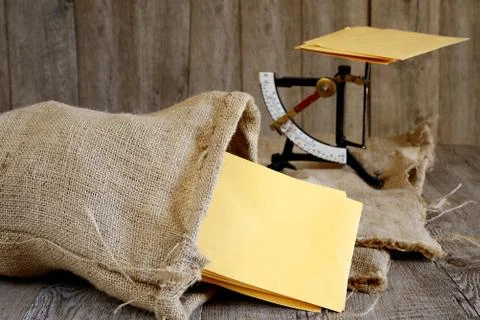 Postal scale Foto stock