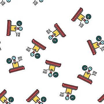 Postal scale vector seamless pattern Illustrazione stock