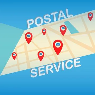 Postal service Stock Illustration