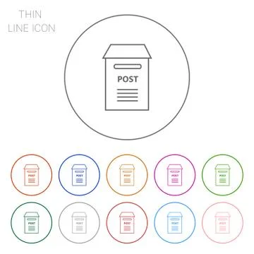 Postbox Stock-Illustration