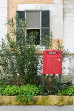 Postbox in Italy Stock Photos