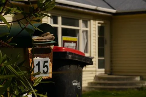 Postbox for Number 15 Stock Photos