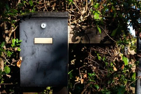 Postbox at Sunset Stock Photos