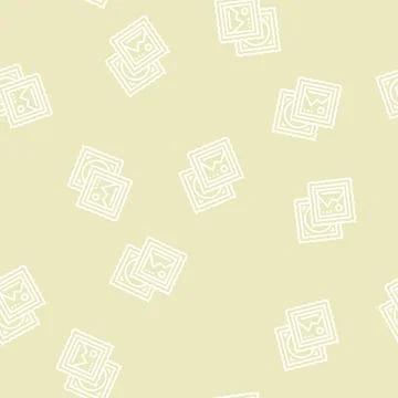 Postcard for envelope line seamless pattern 스톡 일러스트