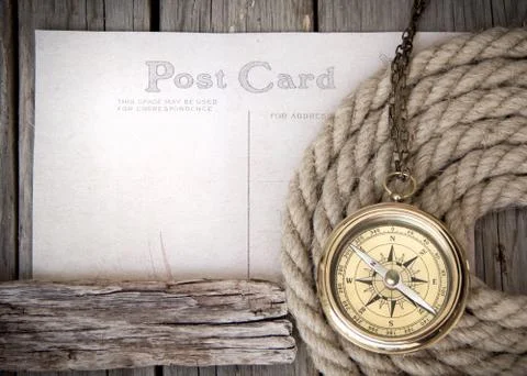 Postcard from the explorer 스톡 사진