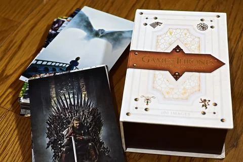 Postcard of the Game of Thrones. Photos