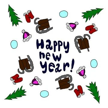 Postcard Stock-Illustration