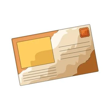 Postcard illustration Stock Illustration