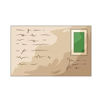 Postcard illustration Stock Illustration