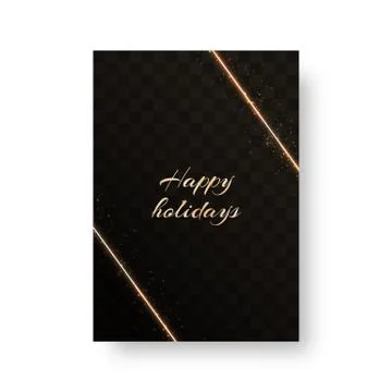 Postcard with laser stripes Stock Illustration