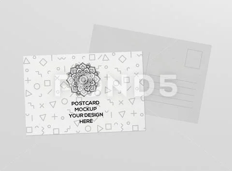 Postcard MOCKUP 1 PSD Template