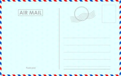 Postcard with paper texture Vector illustration Illustrazione stock