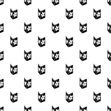 Postcard pattern vector seamless 库存插图