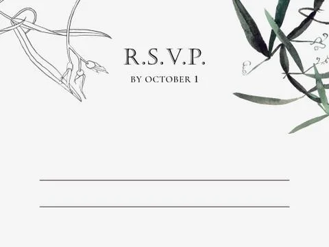 Postcard template Stock Illustration