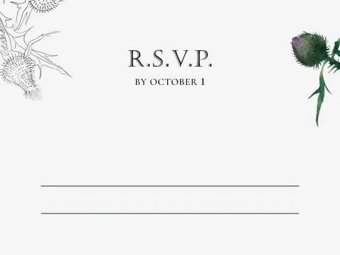 Postcard template Illustrazione stock