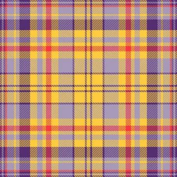 Postcard vector background fabric, tone tartan textile pattern. 70s seamles.. Stock Illustration