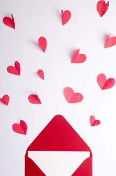 Postcard on the white background Stock Photos