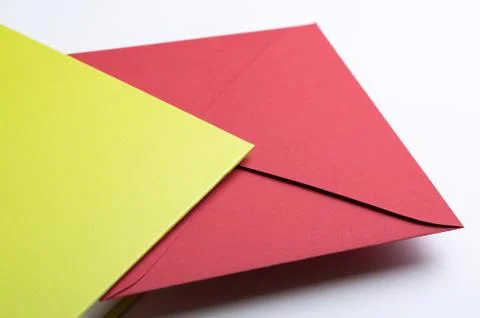 Postcard on the white background Stock Photos