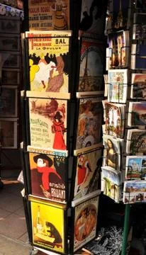 Postcards from Paris Stock Photos