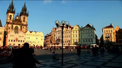 Postcards from Prague Stock Footage