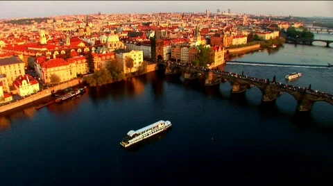 Postcards from Prague Stock Footage 118551