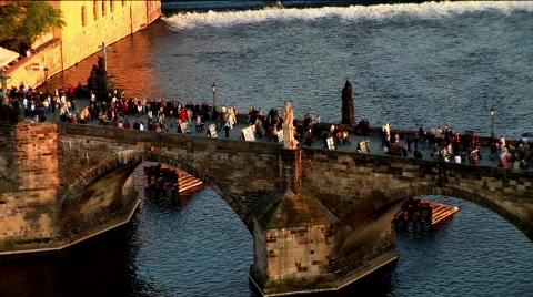 Postcards from Prague Stock Footage
