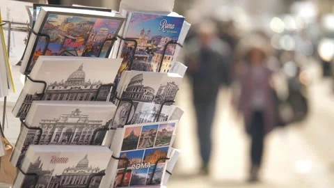 Postcards Rome Stock-Footage 146810747