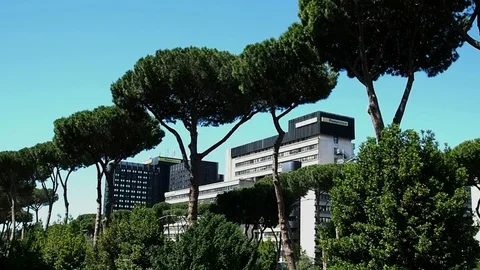 Poste Italiane Headquarters Vídeos de archivo 76618894